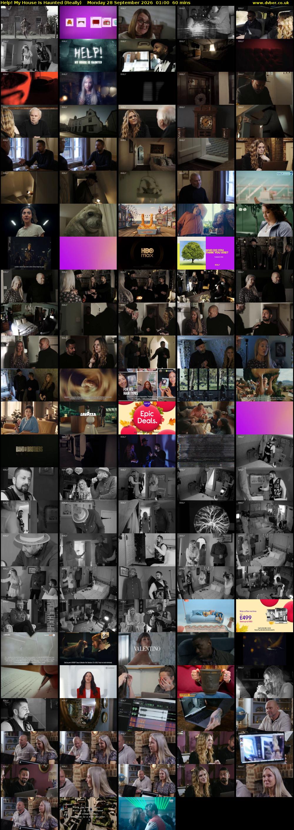 Help! My House Is Haunted (Really) Monday 28 September 2026 01:00 - 02:00