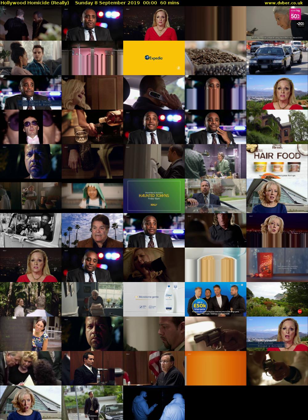 Hollywood Homicide (Really) Sunday 8 September 2019 00:00 - 01:00