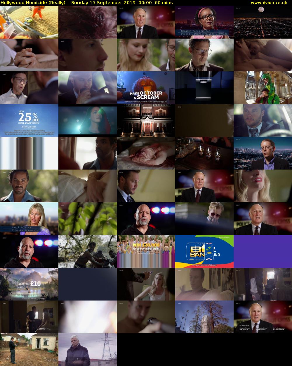 Hollywood Homicide (Really) Sunday 15 September 2019 00:00 - 01:00