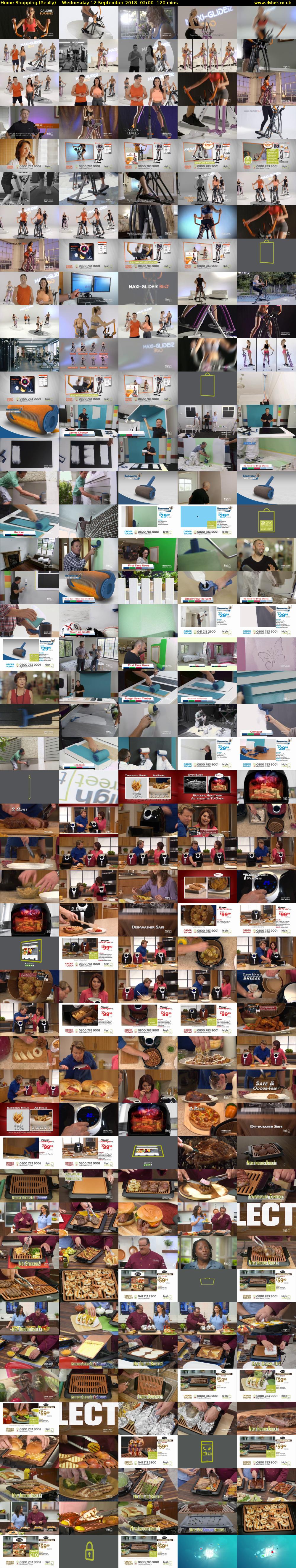 Home Shopping (Really) Wednesday 12 September 2018 02:00 - 04:00
