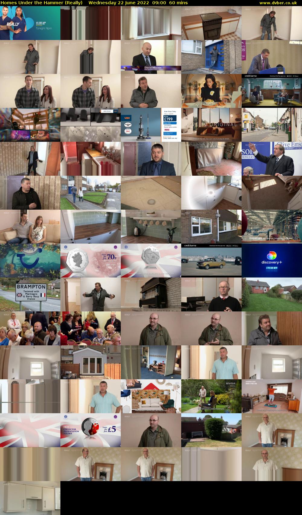 Homes Under the Hammer (Really) Wednesday 22 June 2022 09:00 - 10:00