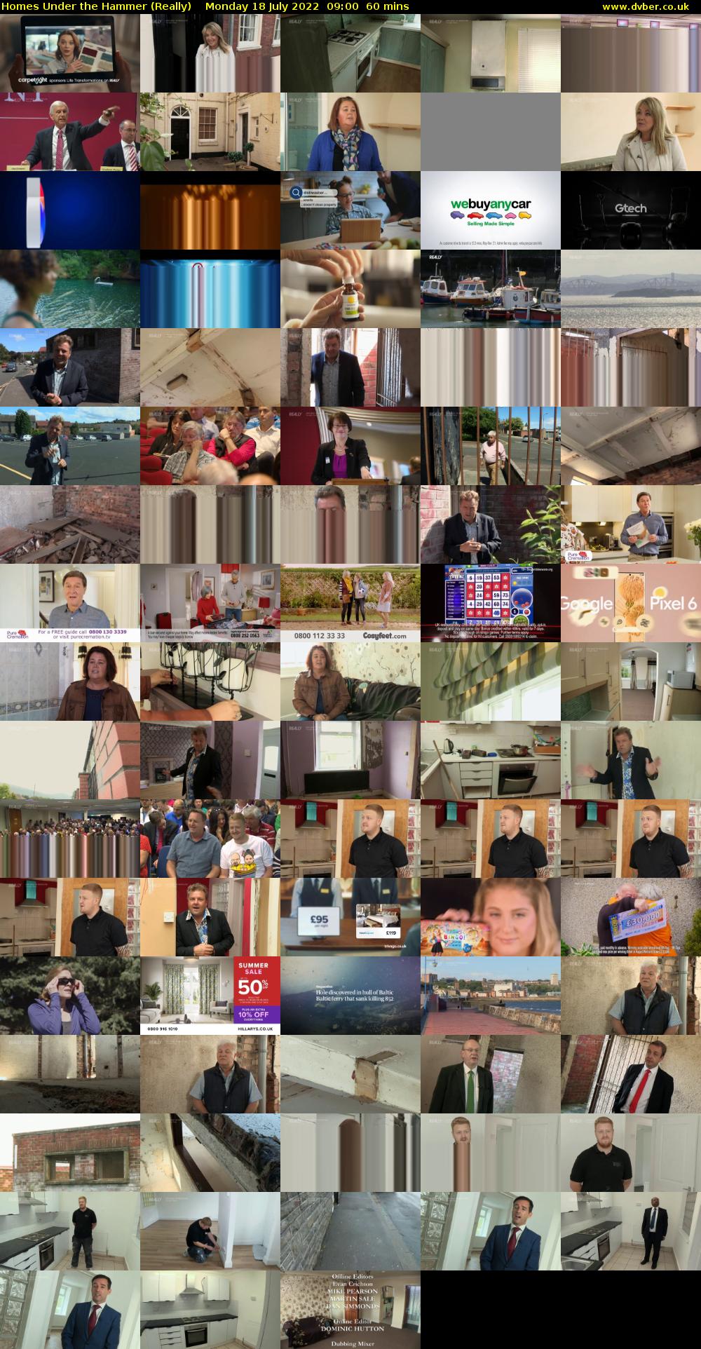 Homes Under the Hammer (Really) Monday 18 July 2022 09:00 - 10:00