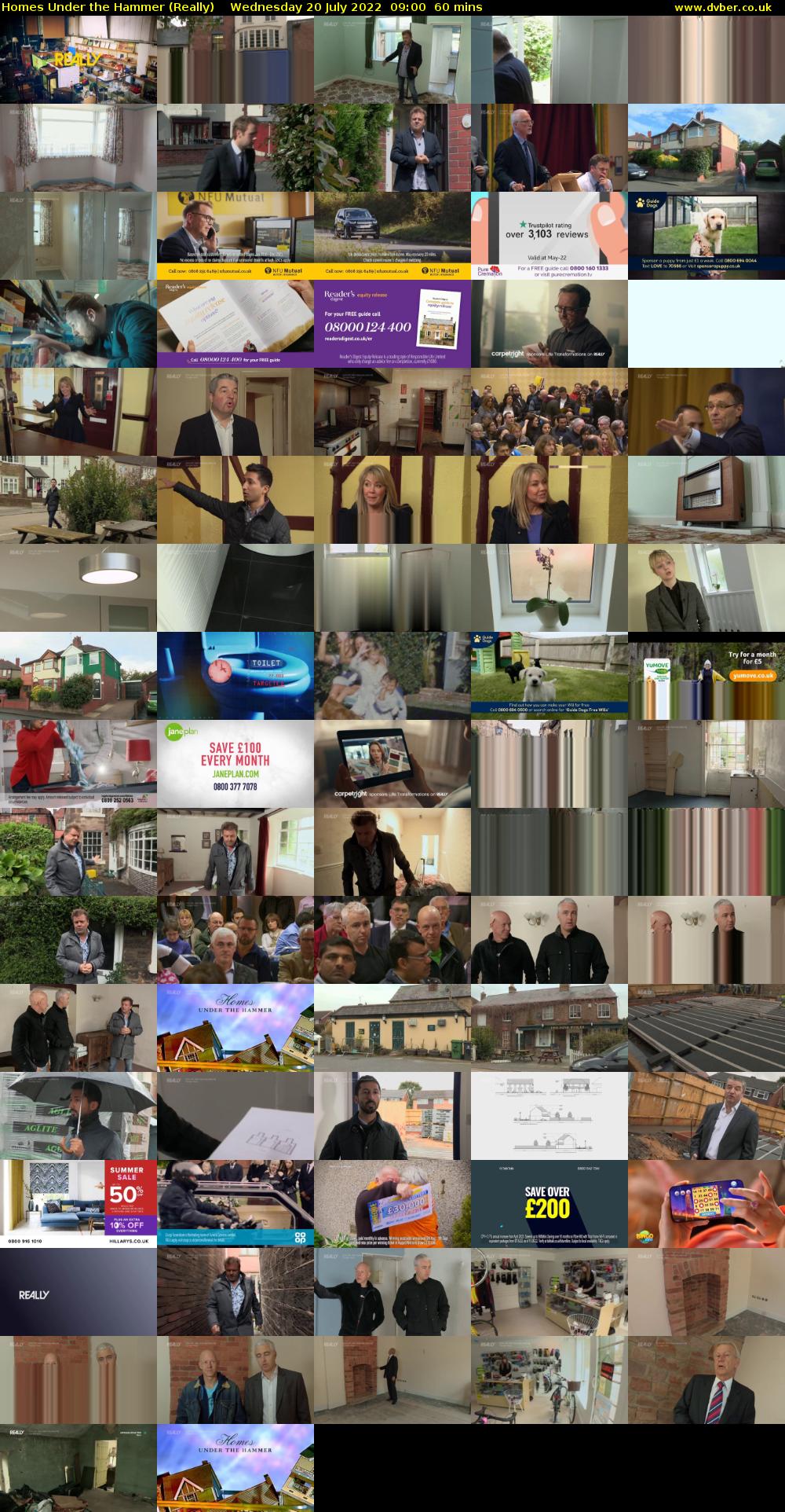 Homes Under the Hammer (Really) Wednesday 20 July 2022 09:00 - 10:00