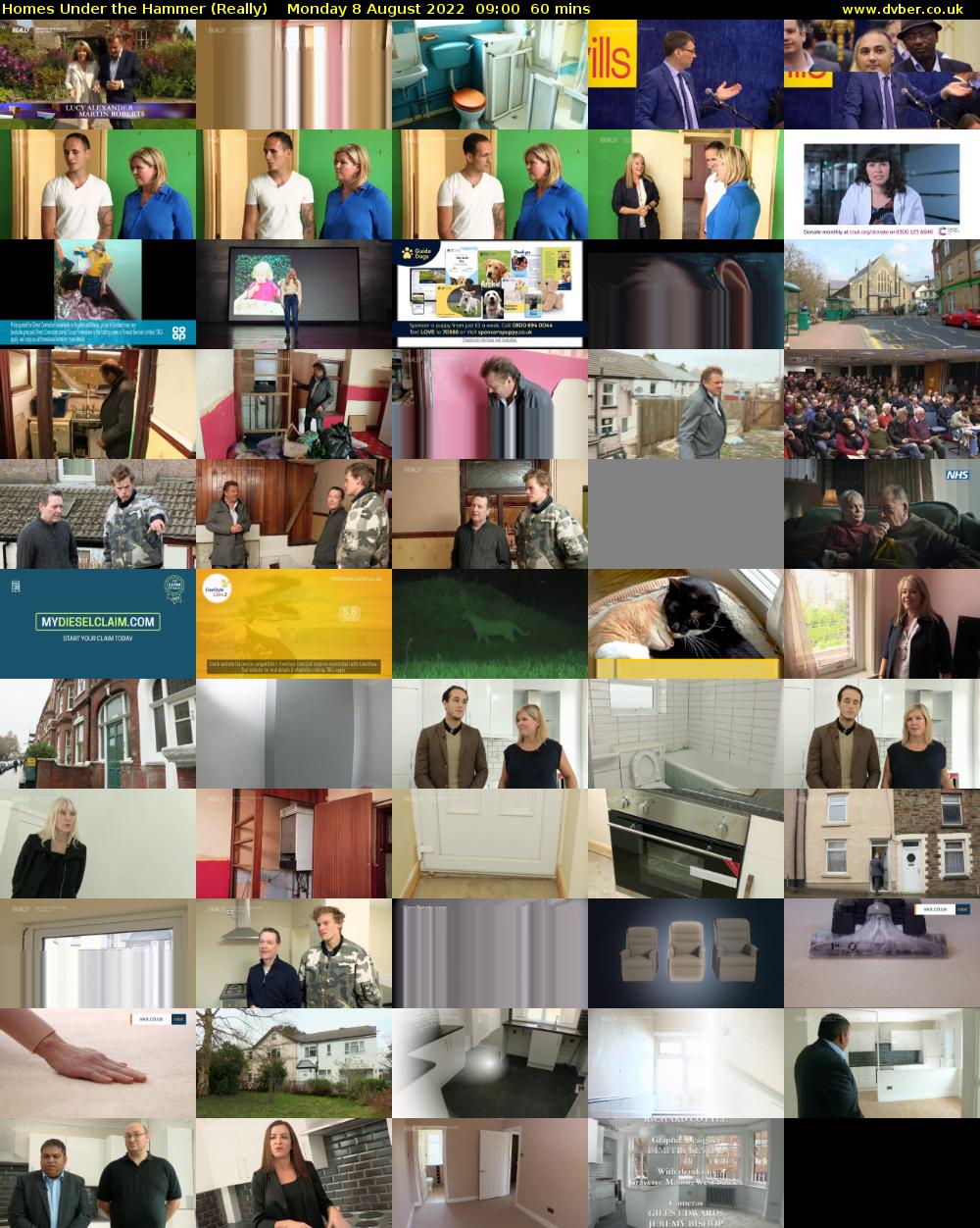 Homes Under the Hammer (Really) Monday 8 August 2022 09:00 - 10:00
