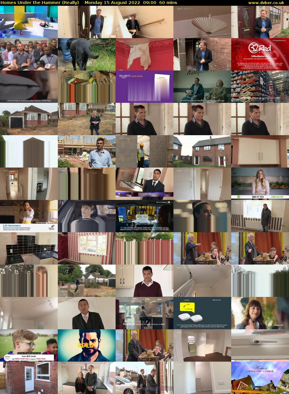 Homes Under the Hammer (Really) Monday 15 August 2022 09:00 - 10:00