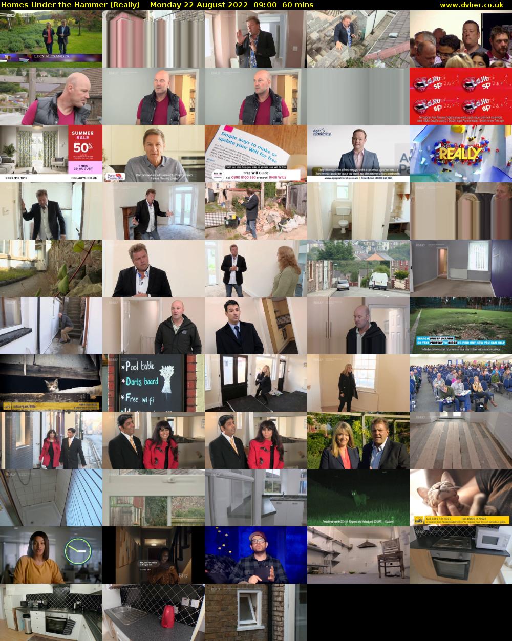 Homes Under the Hammer (Really) Monday 22 August 2022 09:00 - 10:00