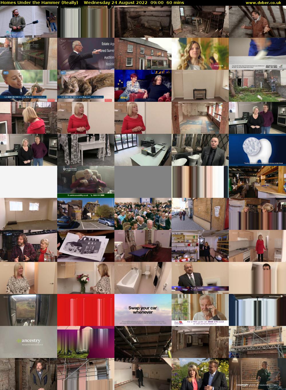 Homes Under the Hammer (Really) Wednesday 24 August 2022 09:00 - 10:00