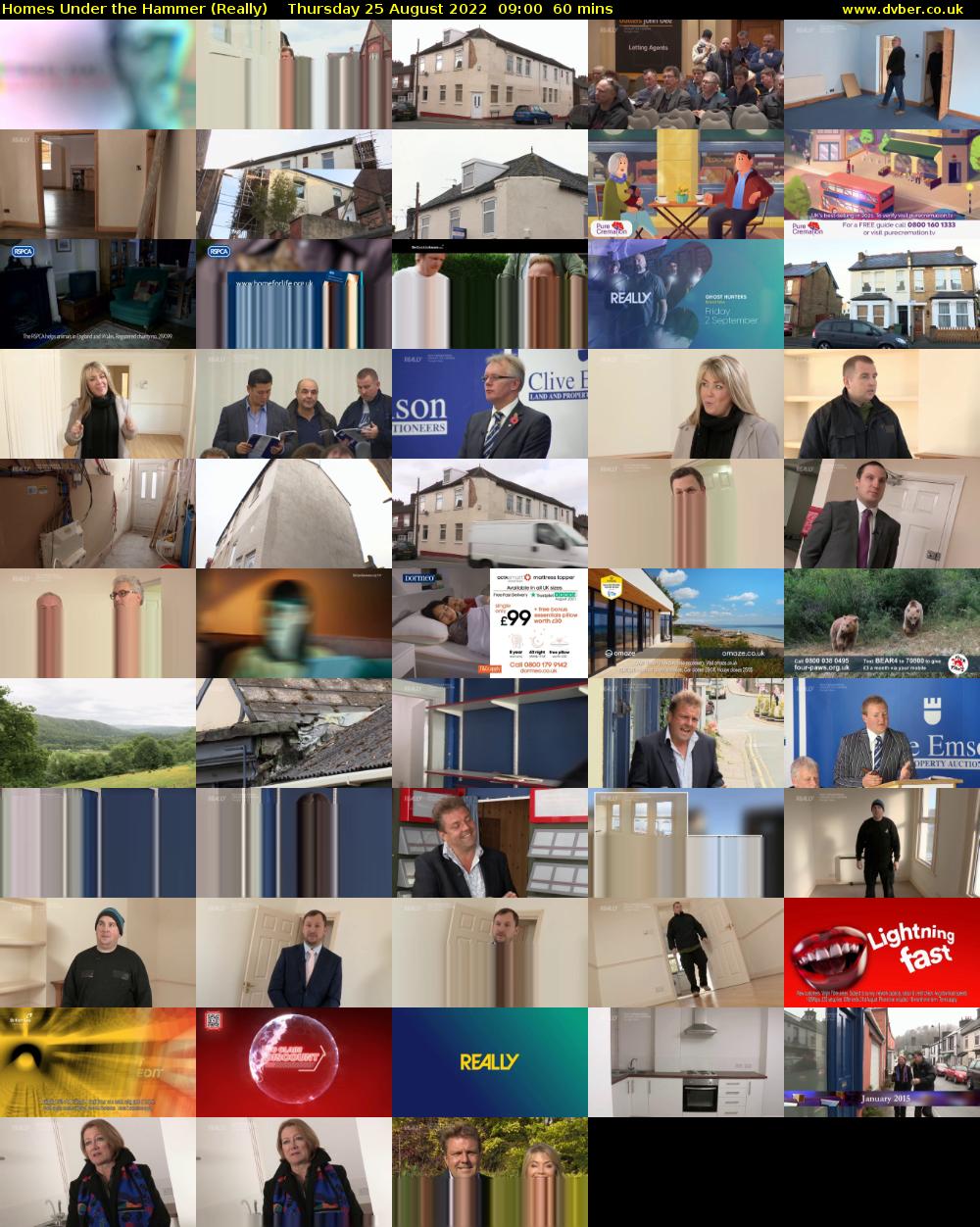 Homes Under the Hammer (Really) Thursday 25 August 2022 09:00 - 10:00
