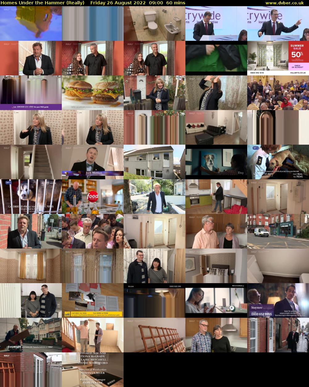 Homes Under the Hammer (Really) Friday 26 August 2022 09:00 - 10:00