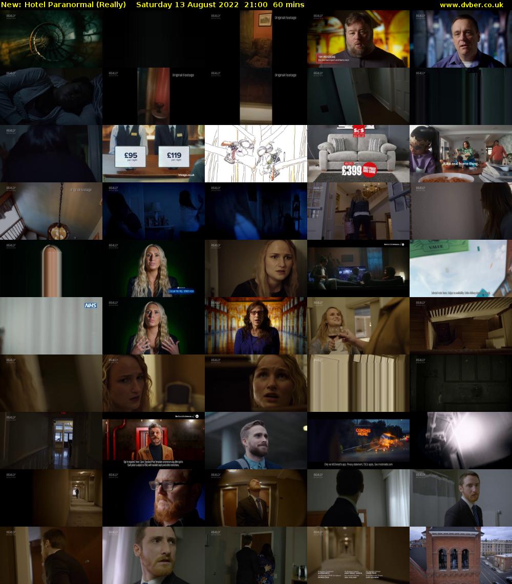 Hotel Paranormal (Really) Saturday 13 August 2022 21:00 - 22:00