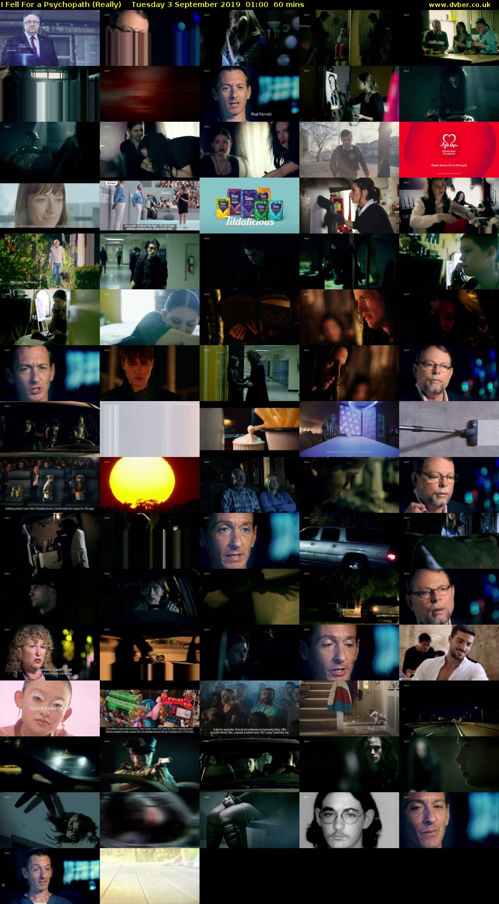 I Fell For A Psychopath (Really) Tuesday 3 September 2019 01:00 - 02:00