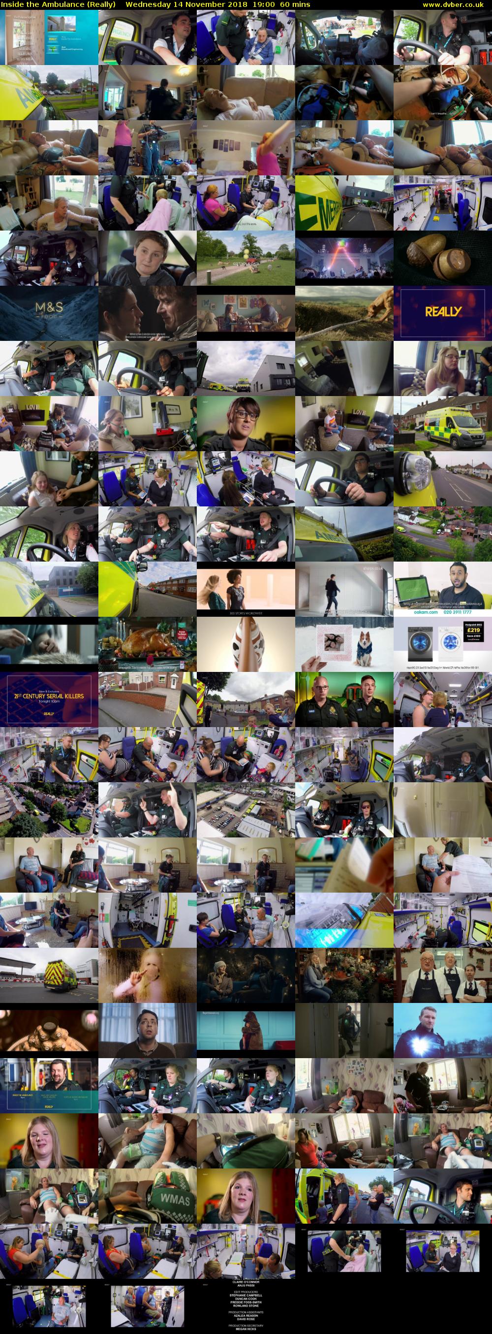 Inside the Ambulance (Really) Wednesday 14 November 2018 19:00 - 20:00