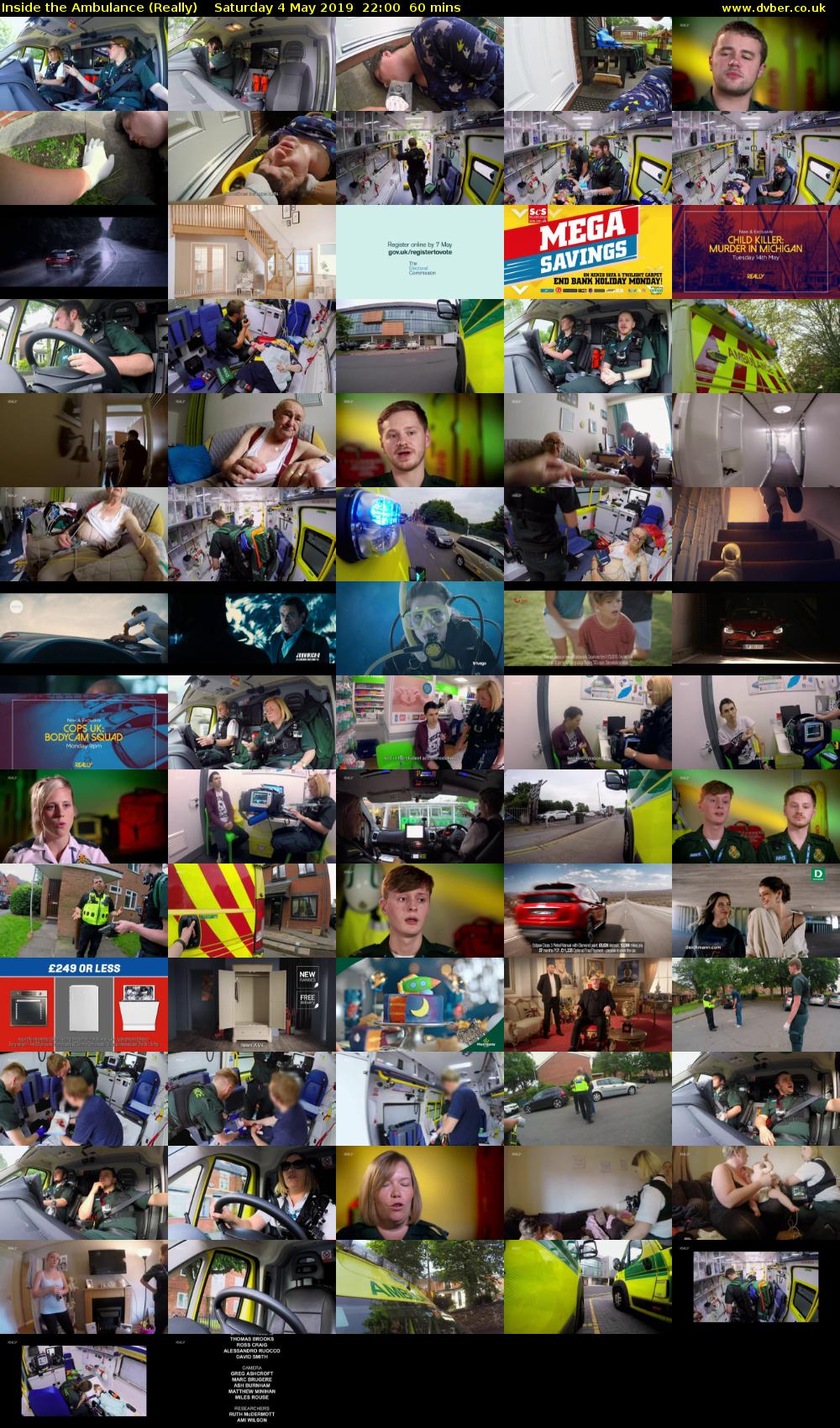Inside the Ambulance (Really) Saturday 4 May 2019 22:00 - 23:00