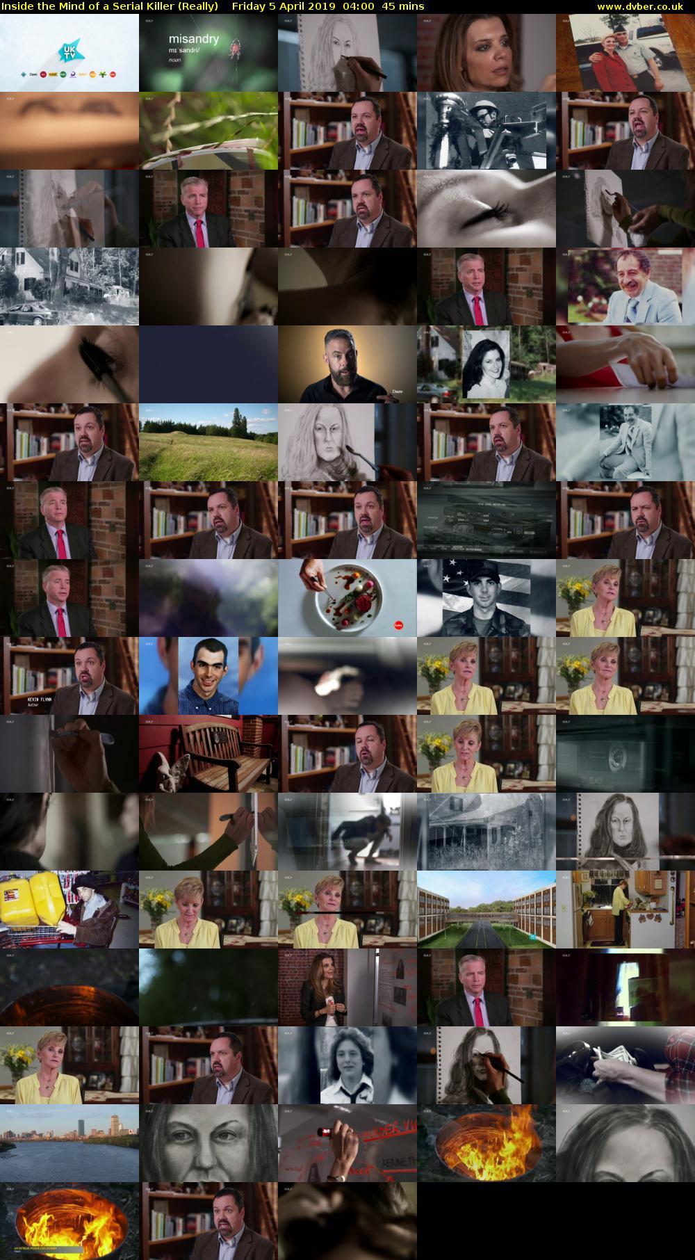 Inside the Mind of a Serial Killer (Really) Friday 5 April 2019 04:00 - 04:45
