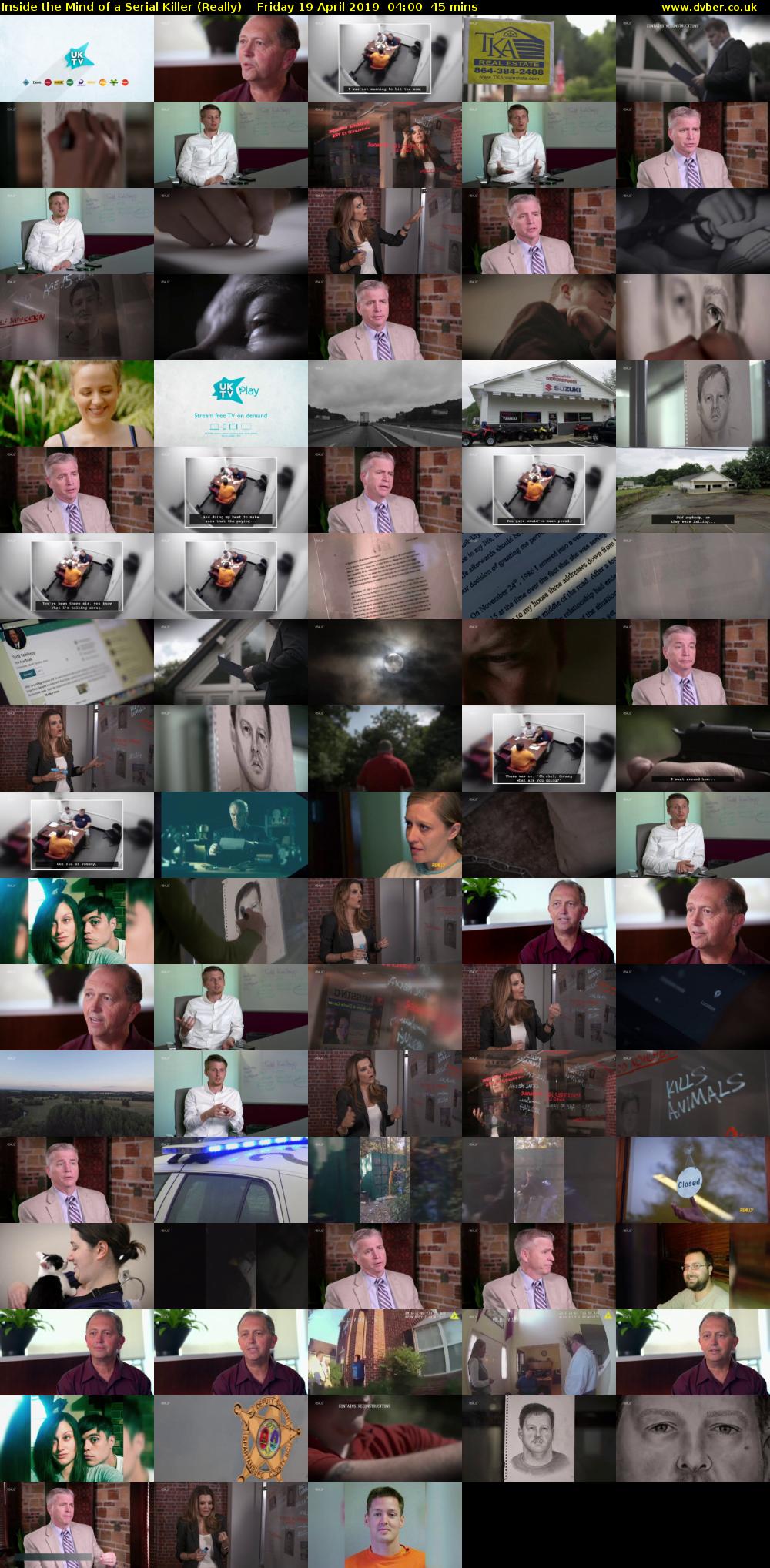 Inside the Mind of a Serial Killer (Really) Friday 19 April 2019 04:00 - 04:45