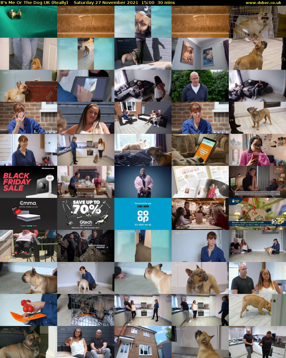 It's Me Or The Dog UK (Really) Saturday 27 November 2021 15:00 - 15:30