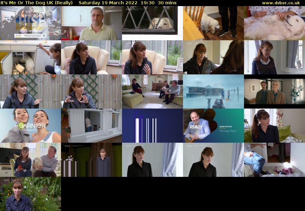 It's Me Or The Dog UK (Really) Saturday 19 March 2022 19:30 - 20:00
