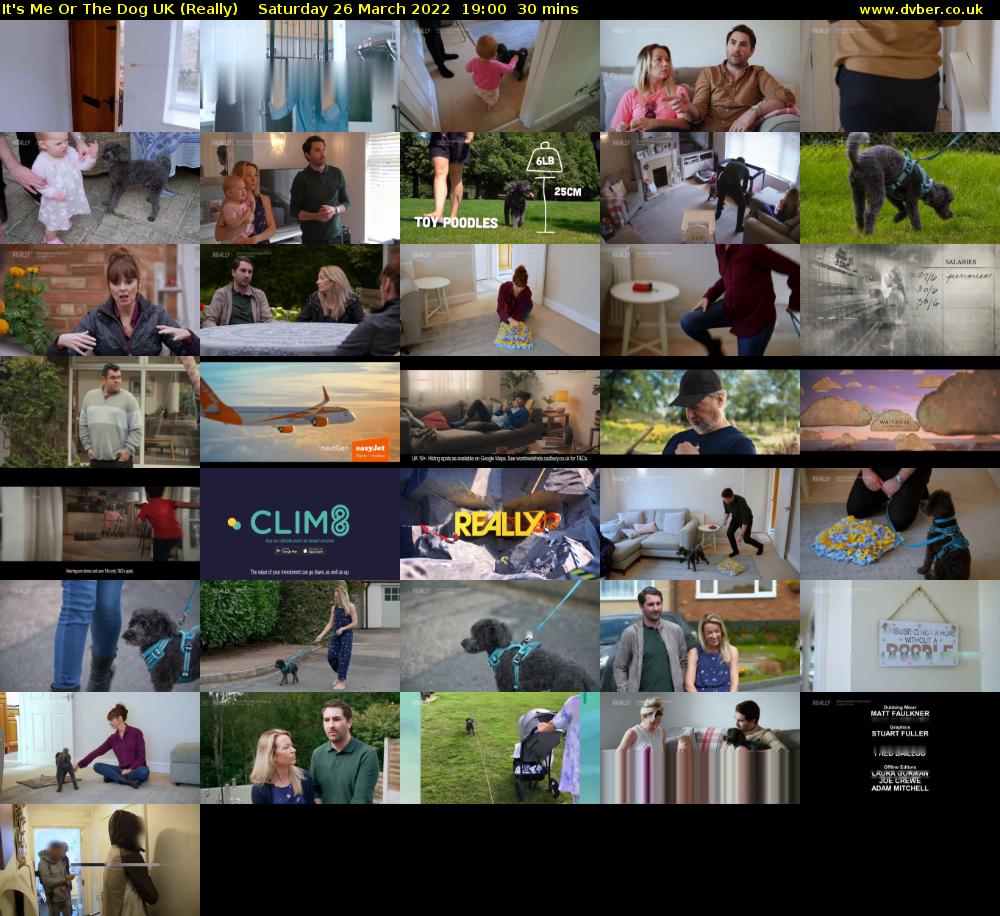It's Me Or The Dog UK (Really) Saturday 26 March 2022 19:00 - 19:30