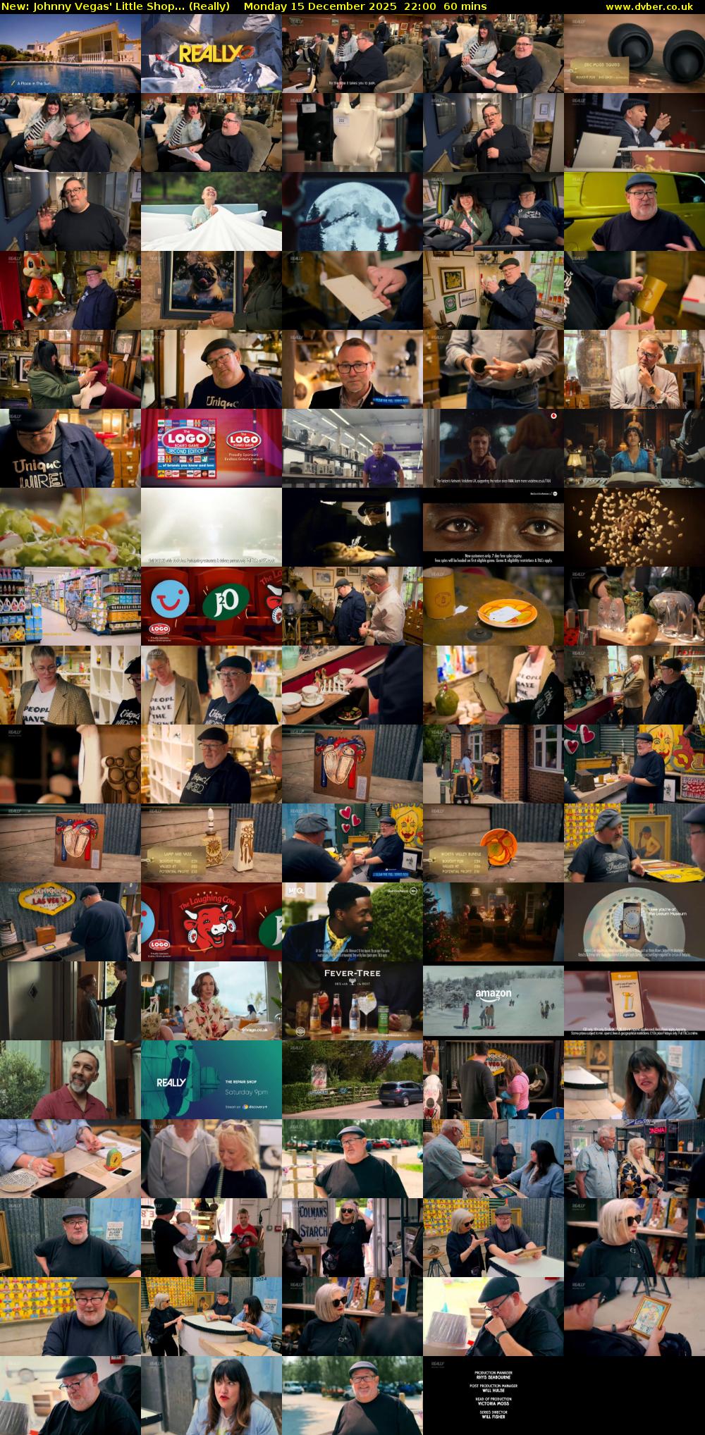 Johnny Vegas' Little Shop... (Really) Monday 15 December 2025 22:00 - 23:00