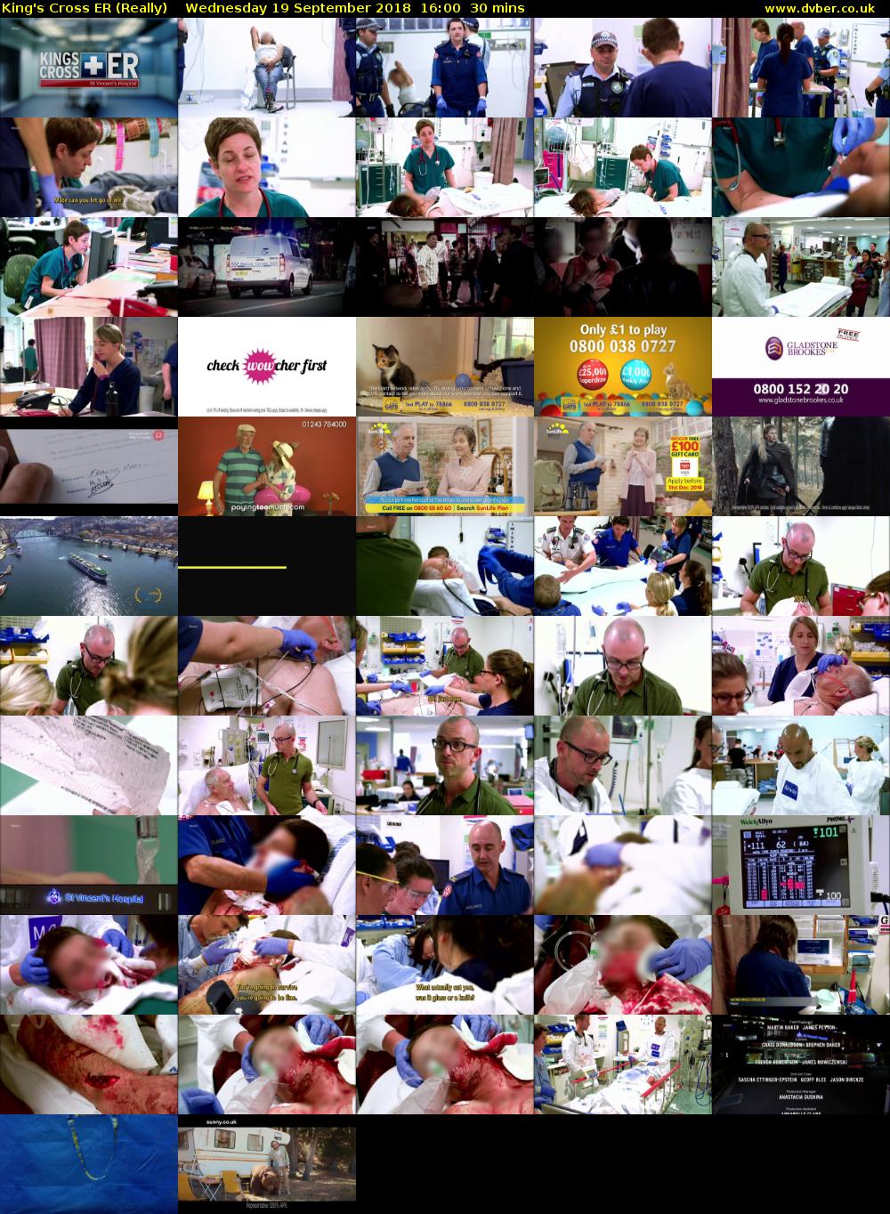 King's Cross ER (Really) Wednesday 19 September 2018 16:00 - 16:30