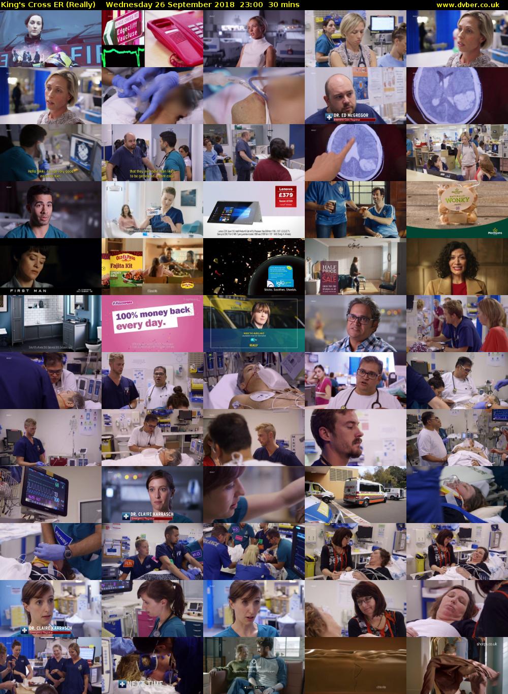 King's Cross ER (Really) Wednesday 26 September 2018 23:00 - 23:30