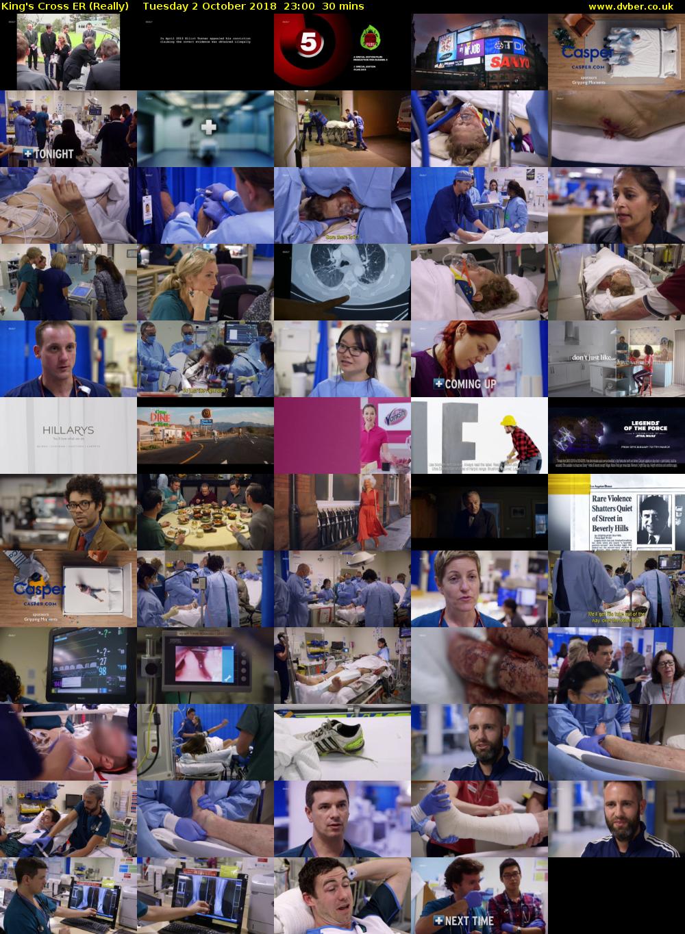 King's Cross ER (Really) Tuesday 2 October 2018 23:00 - 23:30