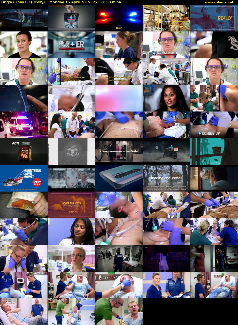 King's Cross ER (Really) Monday 15 April 2019 22:30 - 23:00
