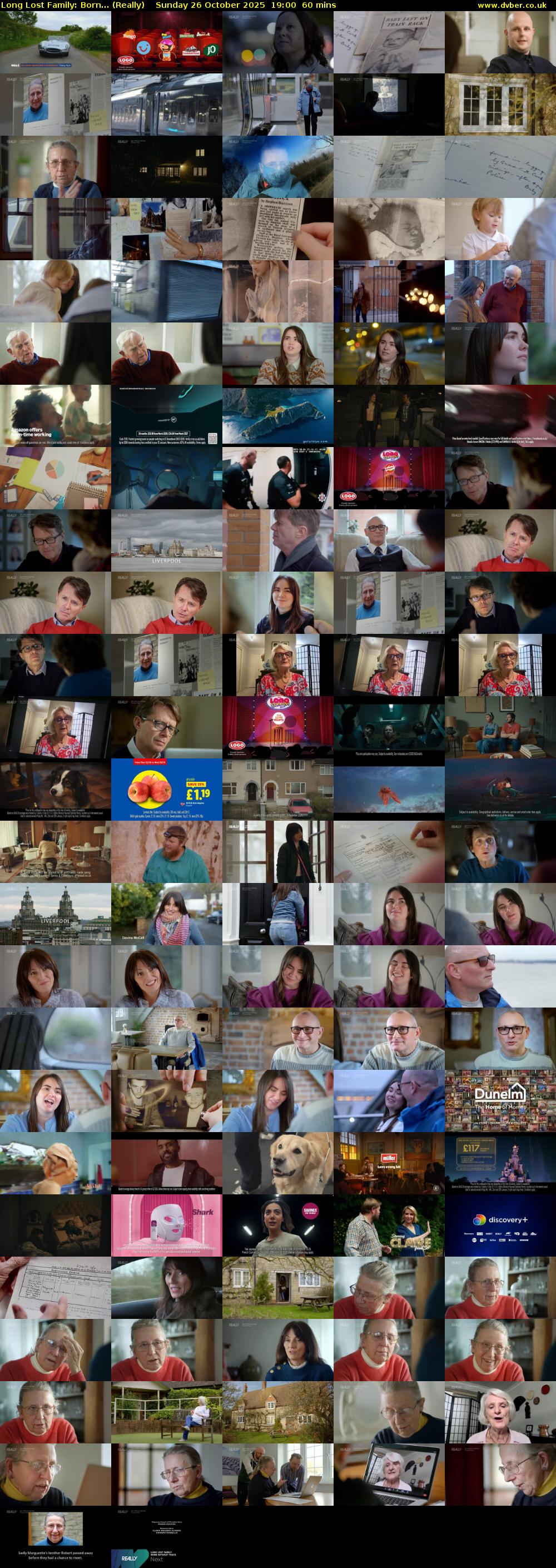 Long Lost Family: Born... (Really) Sunday 26 October 2025 19:00 - 20:00