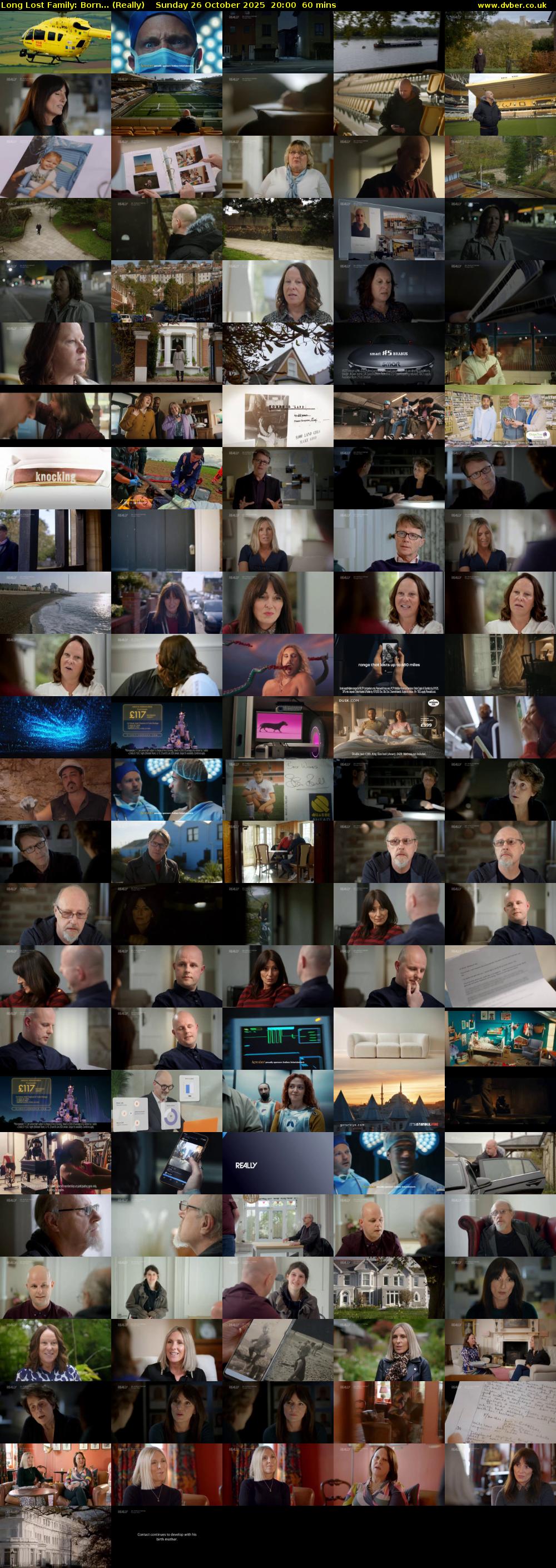 Long Lost Family: Born... (Really) Sunday 26 October 2025 20:00 - 21:00