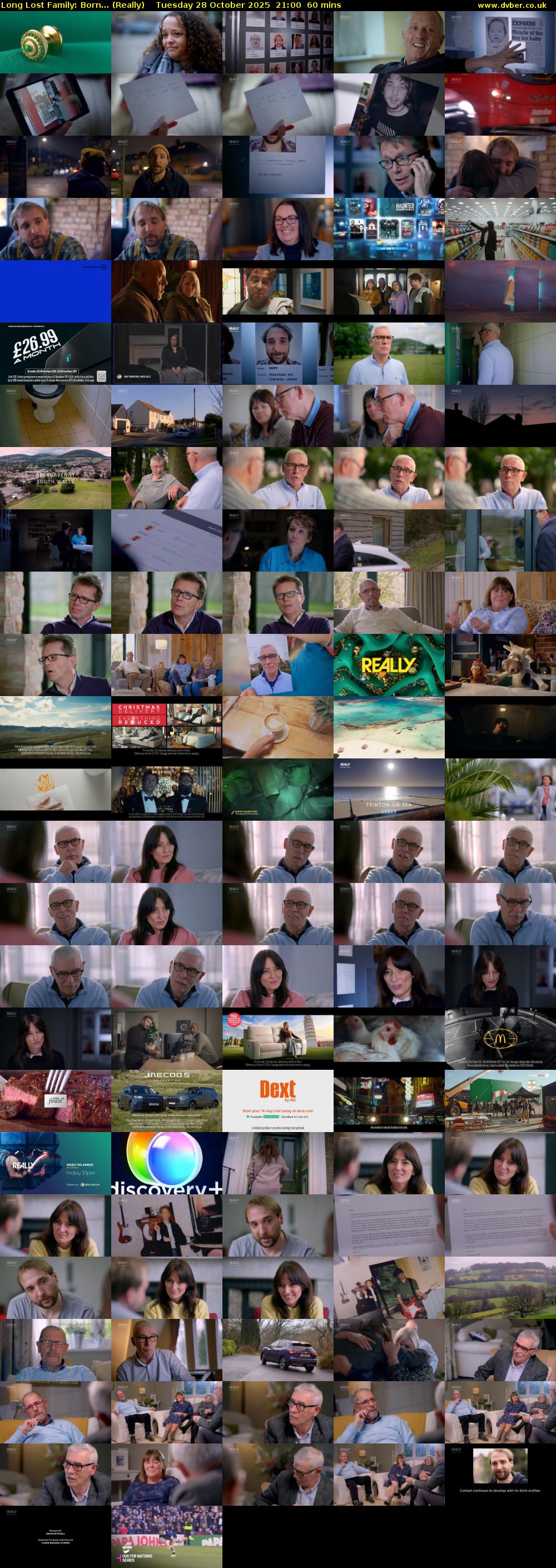 Long Lost Family: Born... (Really) Tuesday 28 October 2025 21:00 - 22:00