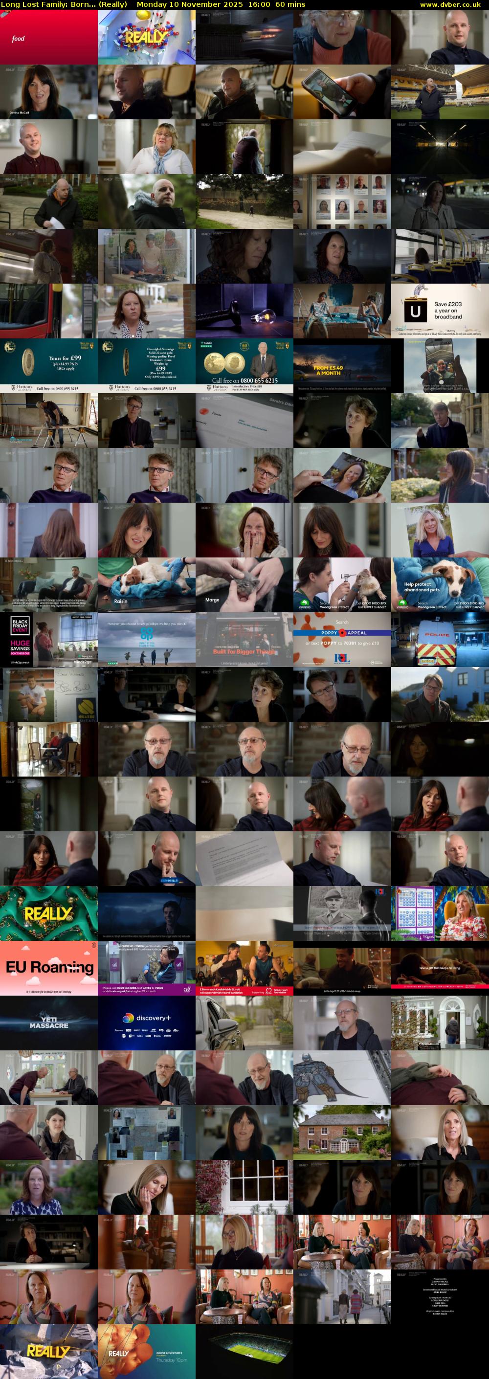 Long Lost Family: Born... (Really) Monday 10 November 2025 16:00 - 17:00