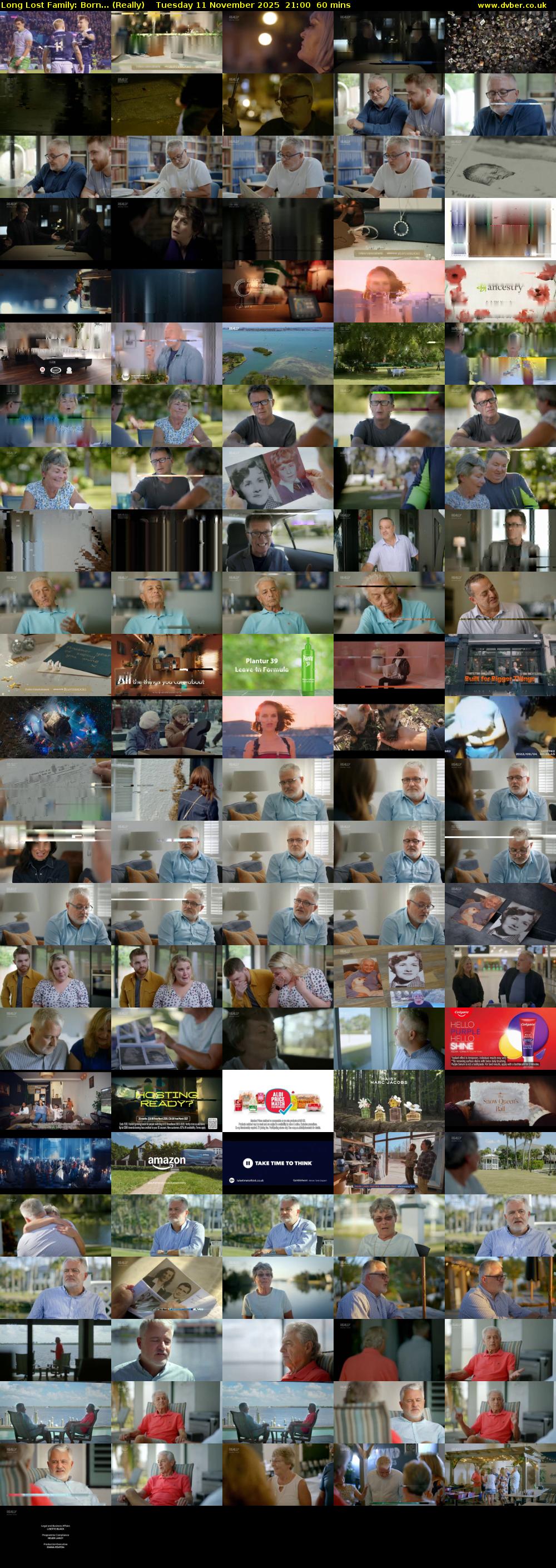 Long Lost Family: Born... (Really) Tuesday 11 November 2025 21:00 - 22:00