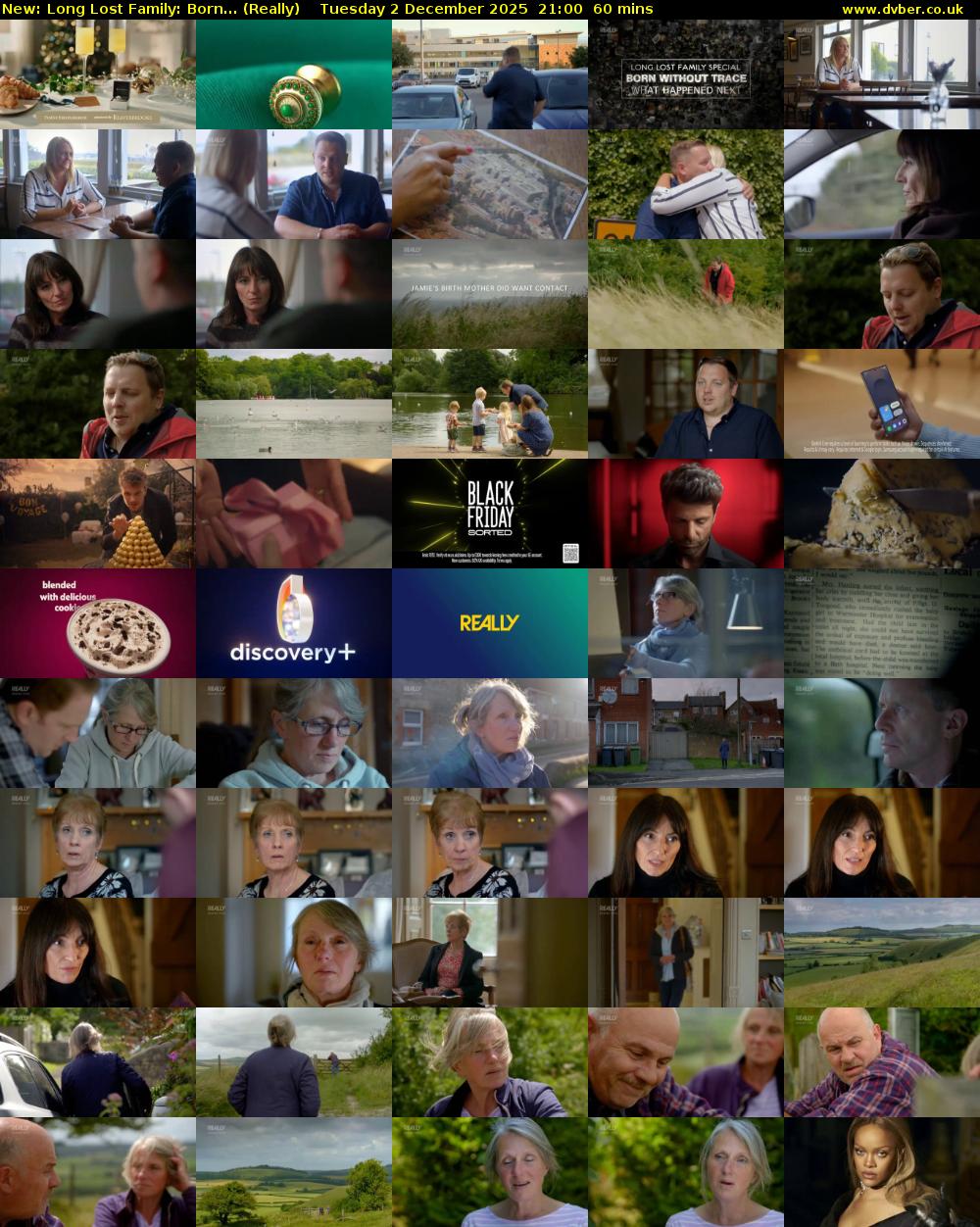 Long Lost Family: Born... (Really) Tuesday 2 December 2025 21:00 - 22:00