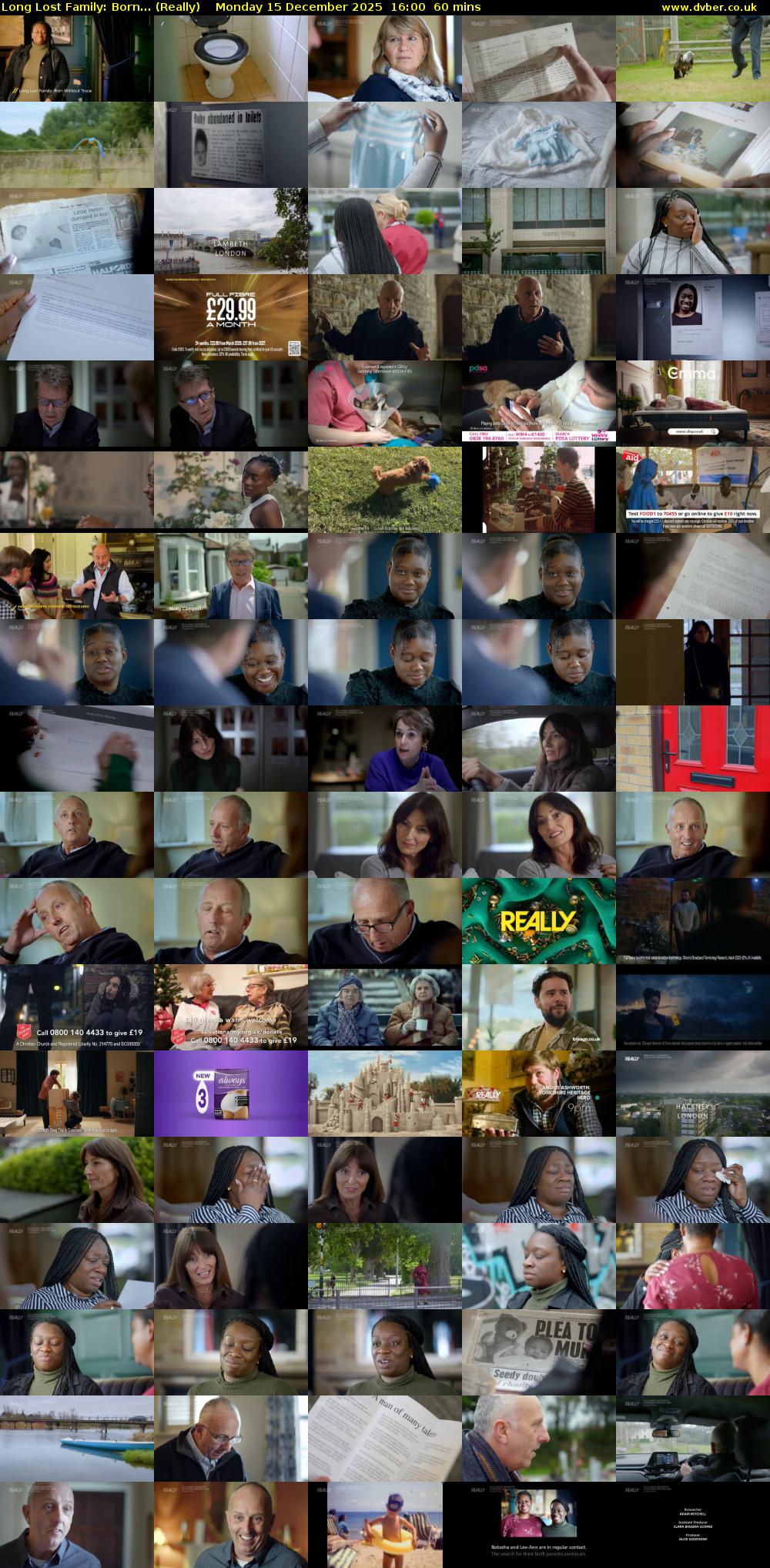 Long Lost Family: Born... (Really) Monday 15 December 2025 16:00 - 17:00