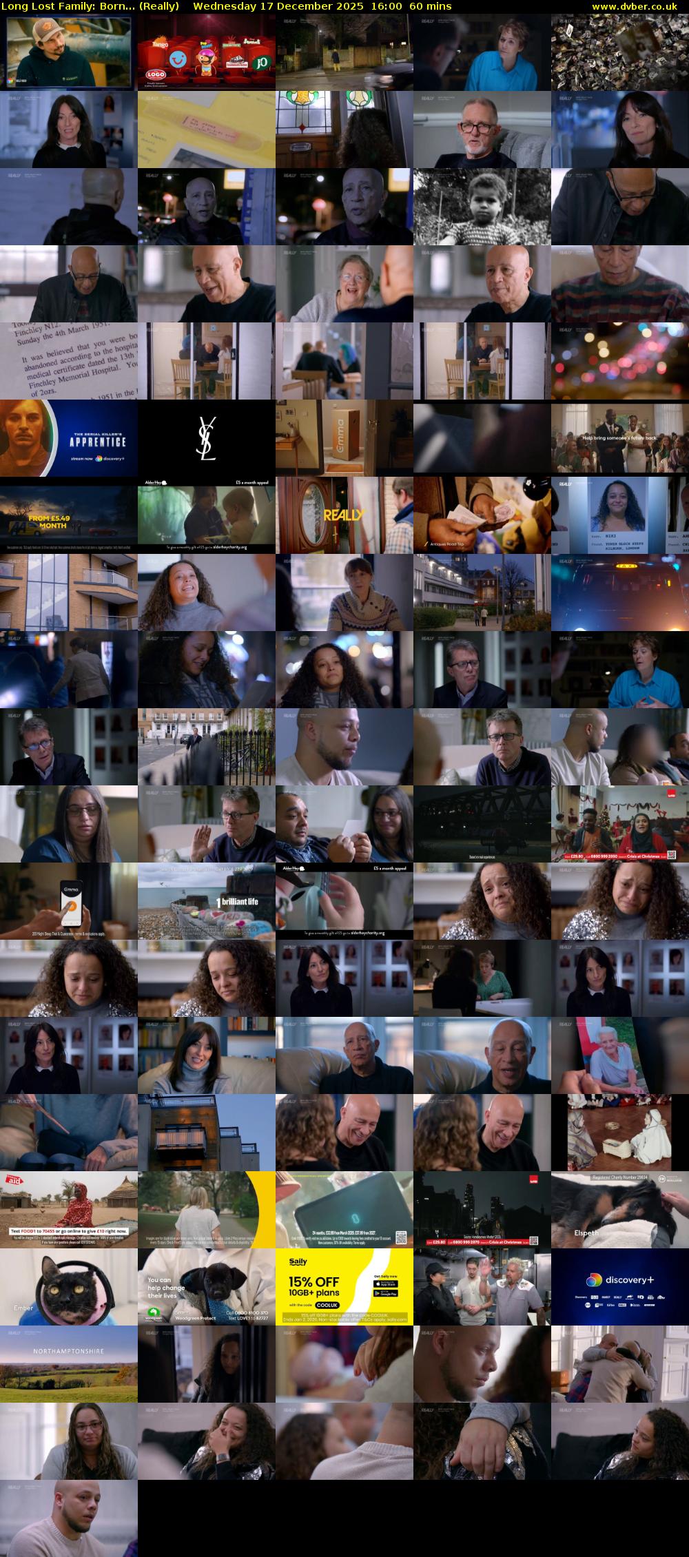 Long Lost Family: Born... (Really) Wednesday 17 December 2025 16:00 - 17:00