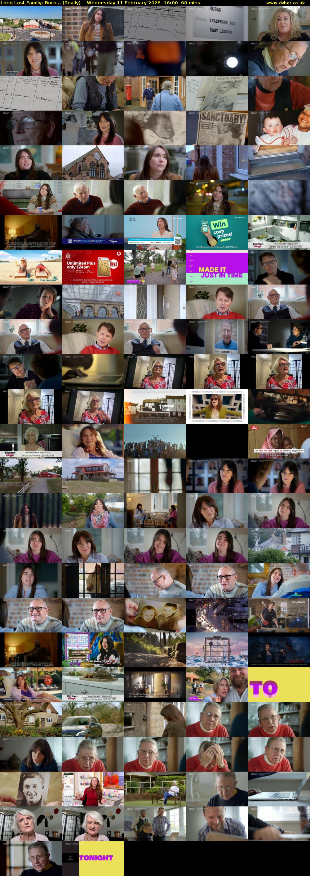 Long Lost Family: Born... (Really) Wednesday 11 February 2026 16:00 - 17:00