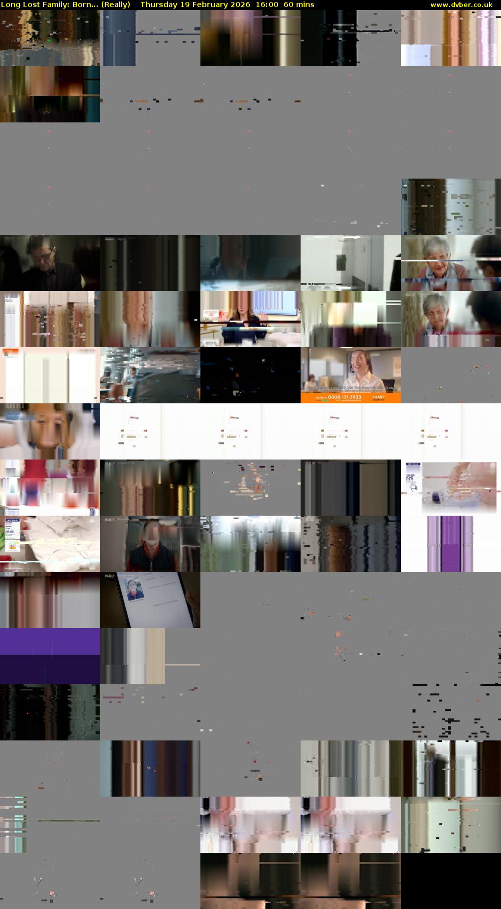 Long Lost Family: Born... (Really) Thursday 19 February 2026 16:00 - 17:00