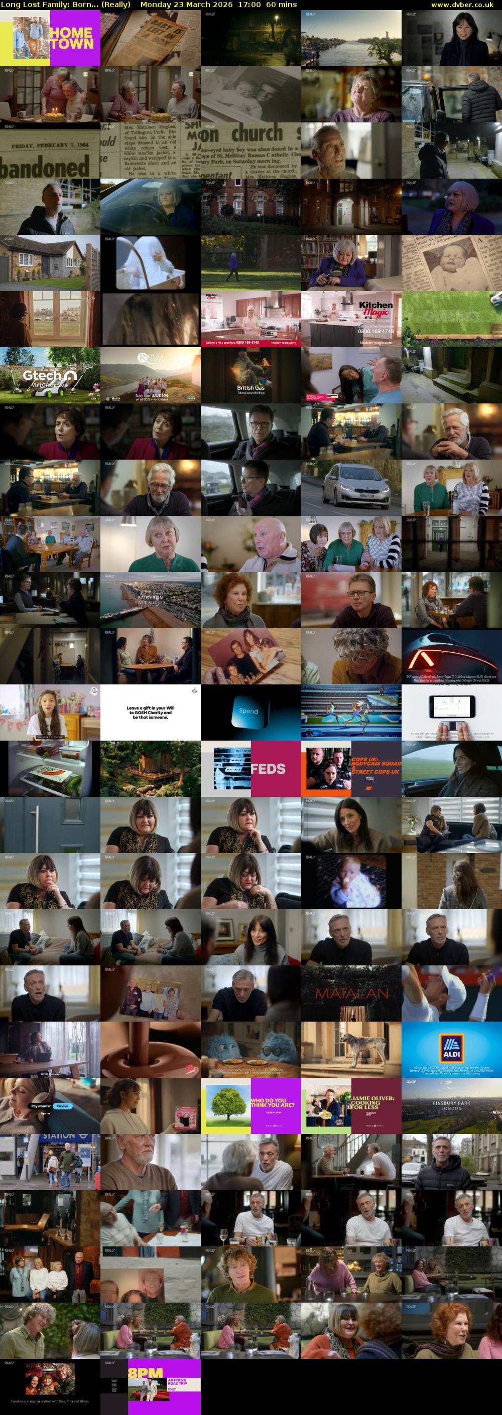 Long Lost Family: Born... (Really) Monday 23 March 2026 17:00 - 18:00