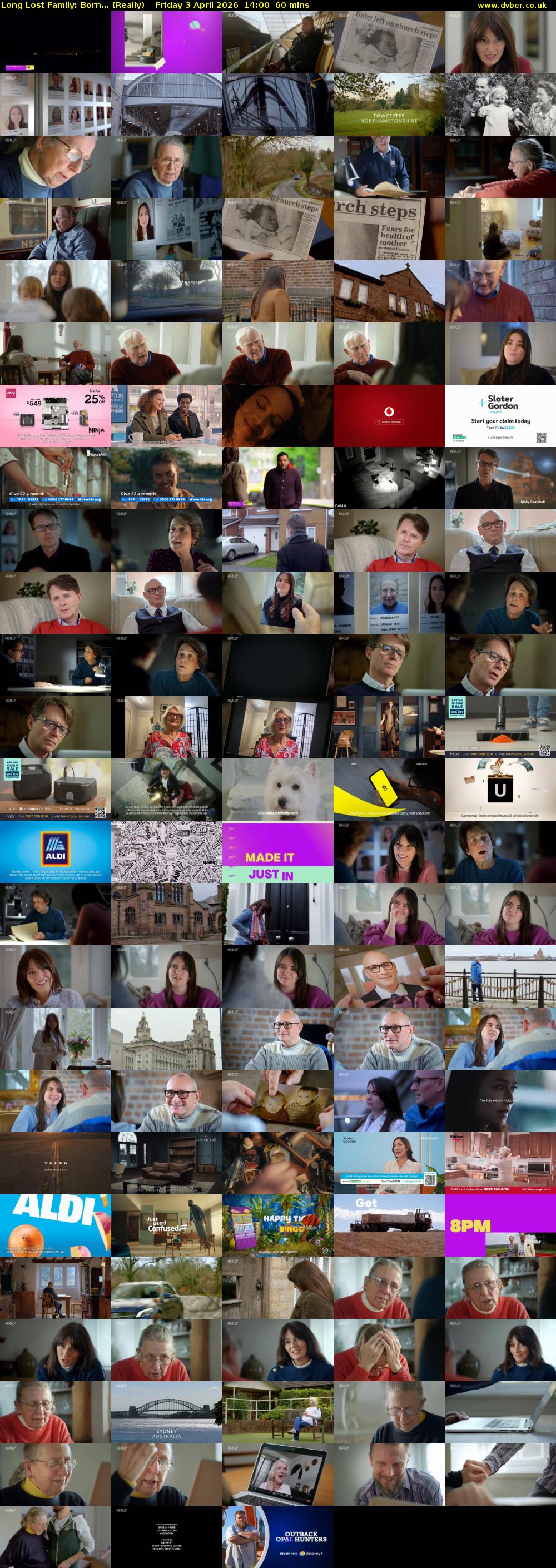 Long Lost Family: Born... (Really) Friday 3 April 2026 14:00 - 15:00