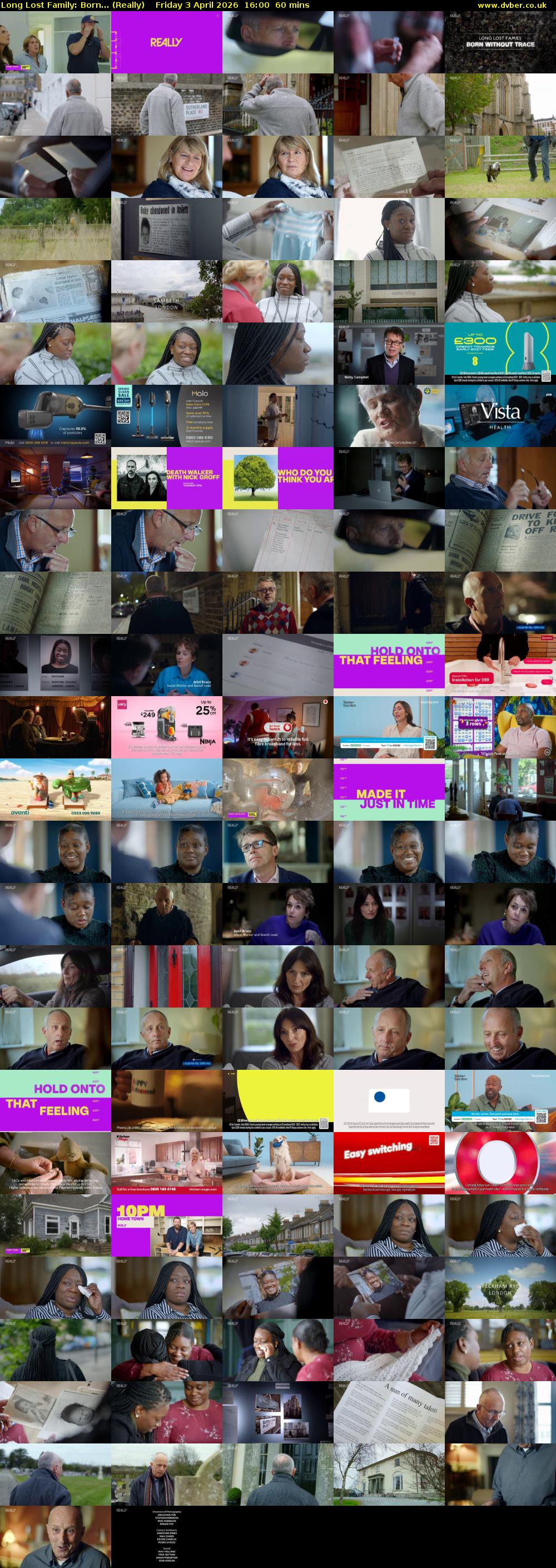 Long Lost Family: Born... (Really) Friday 3 April 2026 16:00 - 17:00