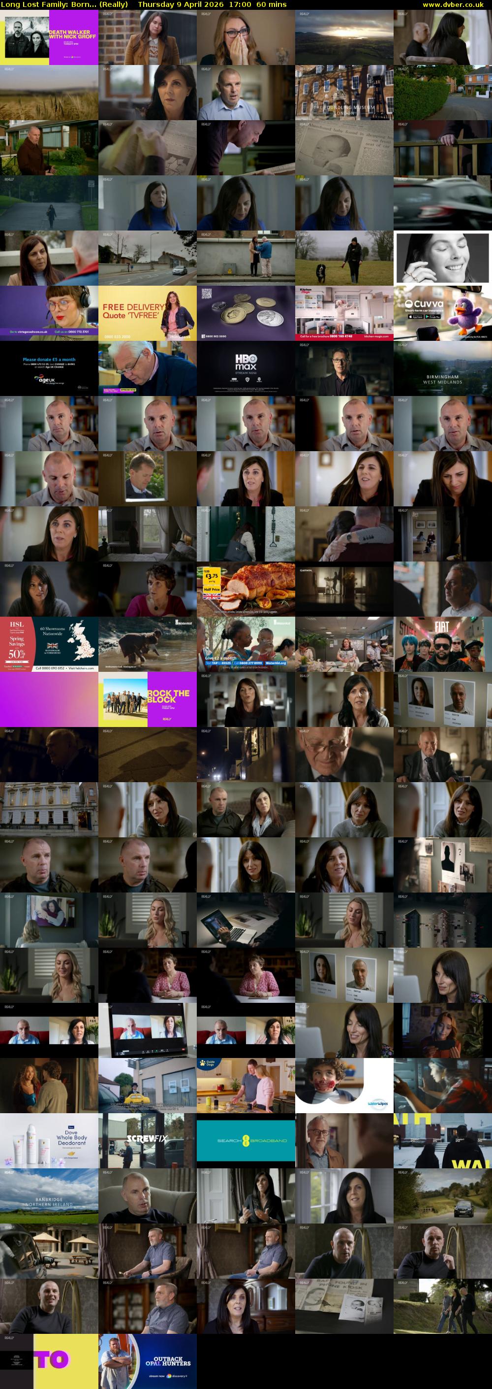 Long Lost Family: Born... (Really) Thursday 9 April 2026 17:00 - 18:00