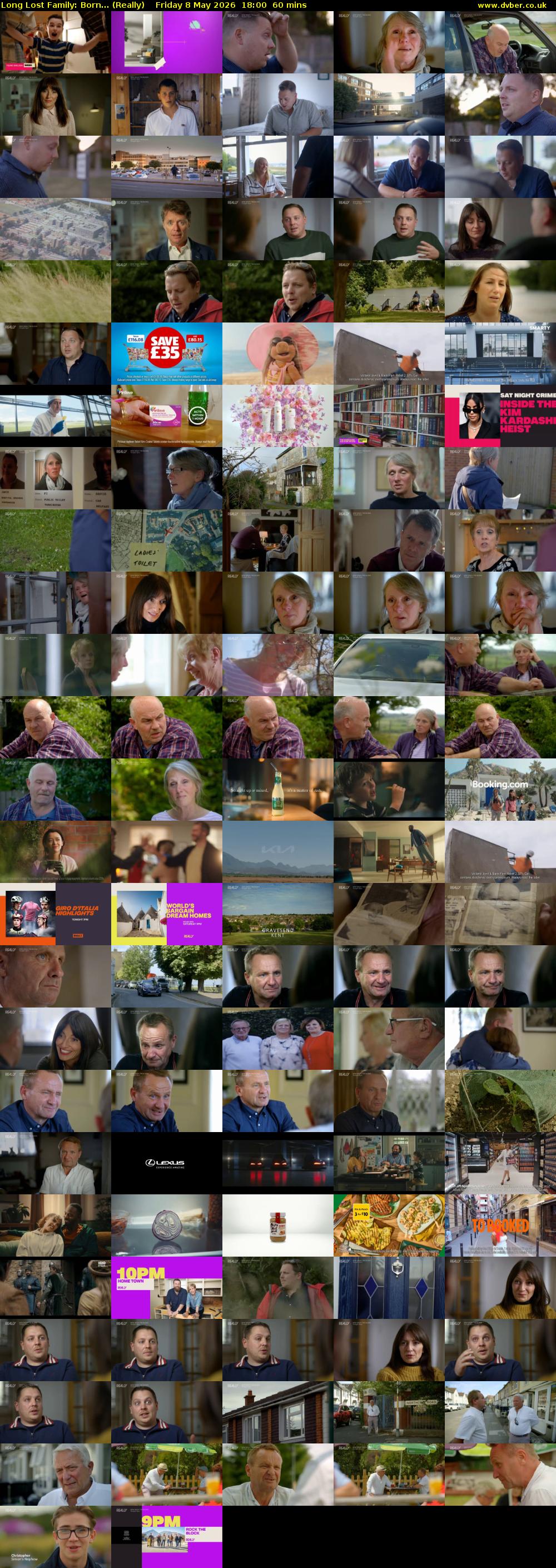 Long Lost Family: Born... (Really) Friday 8 May 2026 18:00 - 19:00