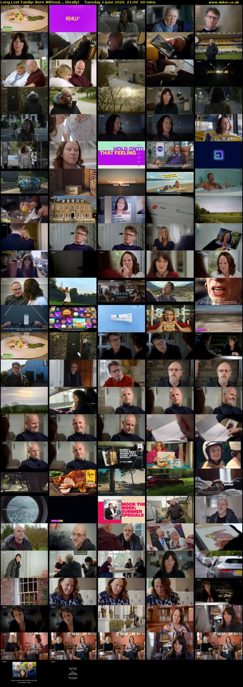 Long Lost Family: Born Without... (Really) Tuesday 2 June 2026 21:00 - 22:00
