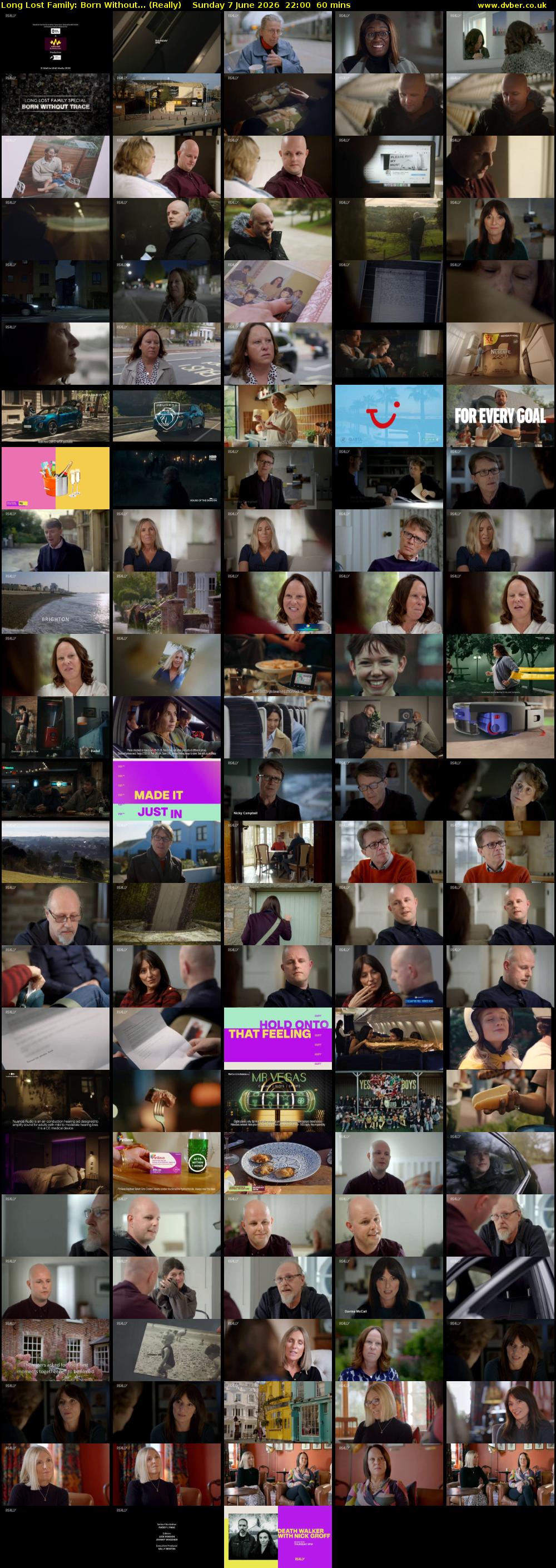 Long Lost Family: Born Without... (Really) Sunday 7 June 2026 22:00 - 23:00