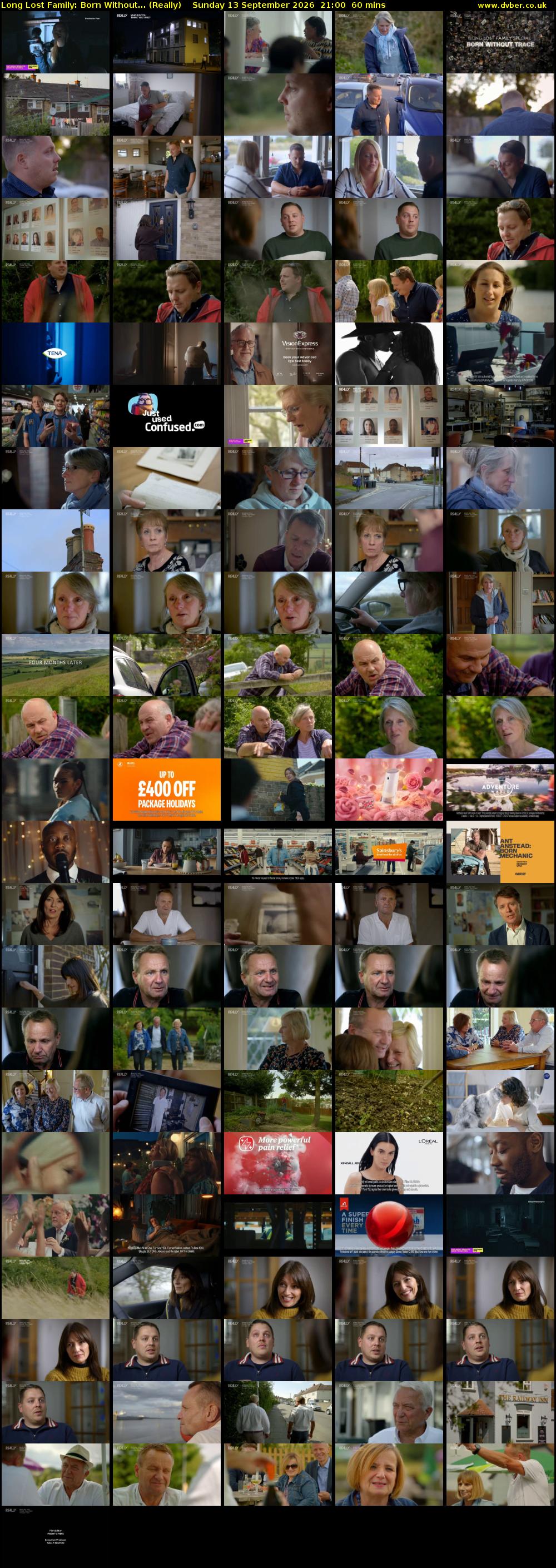Long Lost Family: Born Without... (Really) Sunday 13 September 2026 21:00 - 22:00