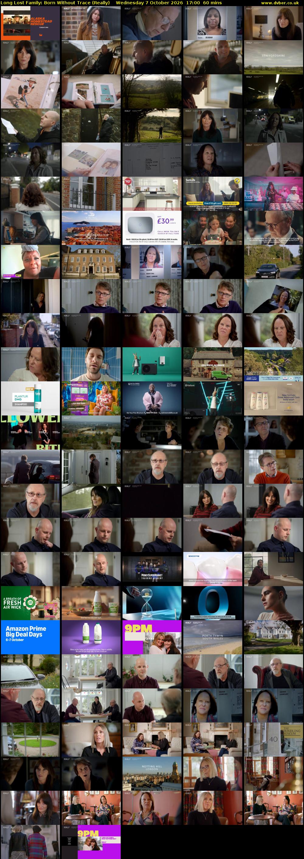 Long Lost Family: Born Without Trace (Really) Wednesday 7 October 2026 17:00 - 18:00