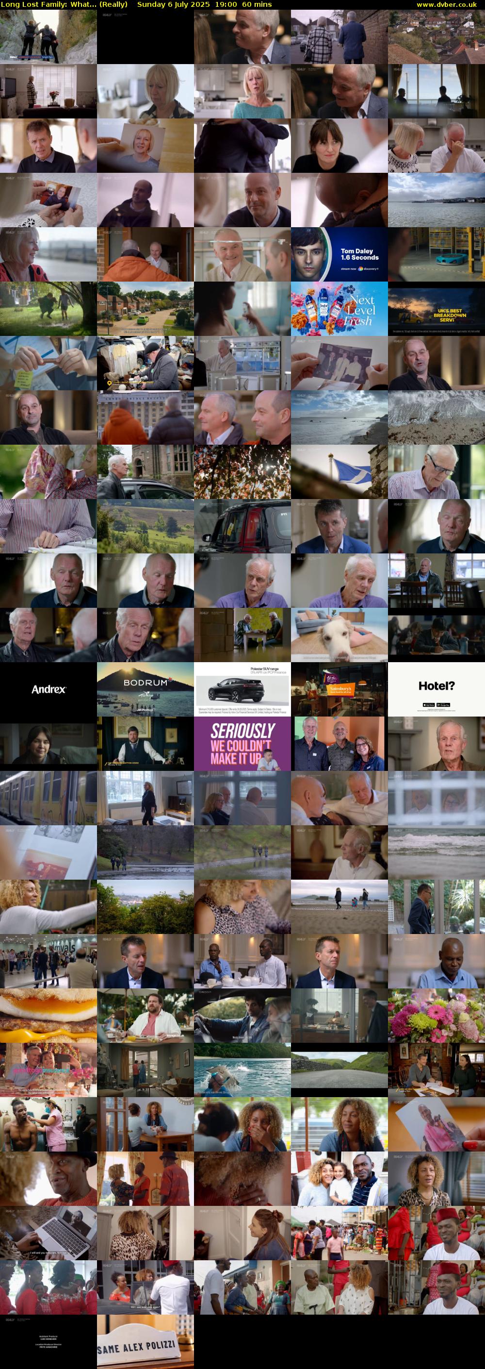 Long Lost Family: What... (Really) Sunday 6 July 2025 19:00 - 20:00