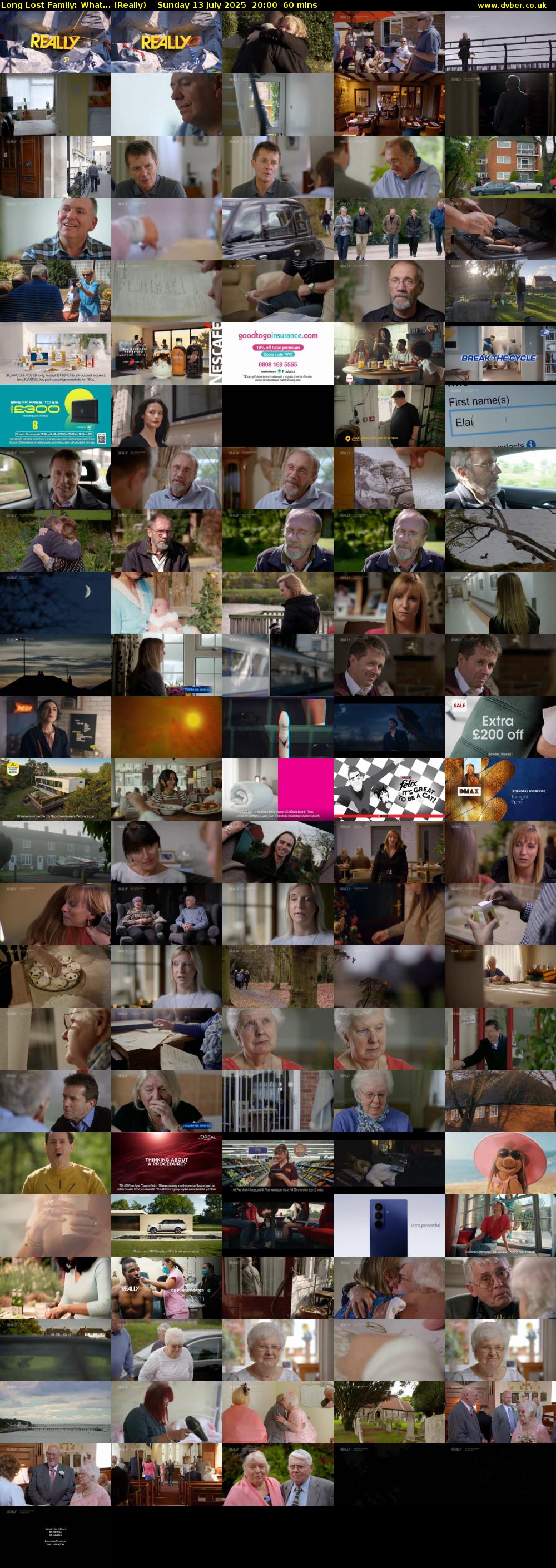 Long Lost Family: What... (Really) Sunday 13 July 2025 20:00 - 21:00