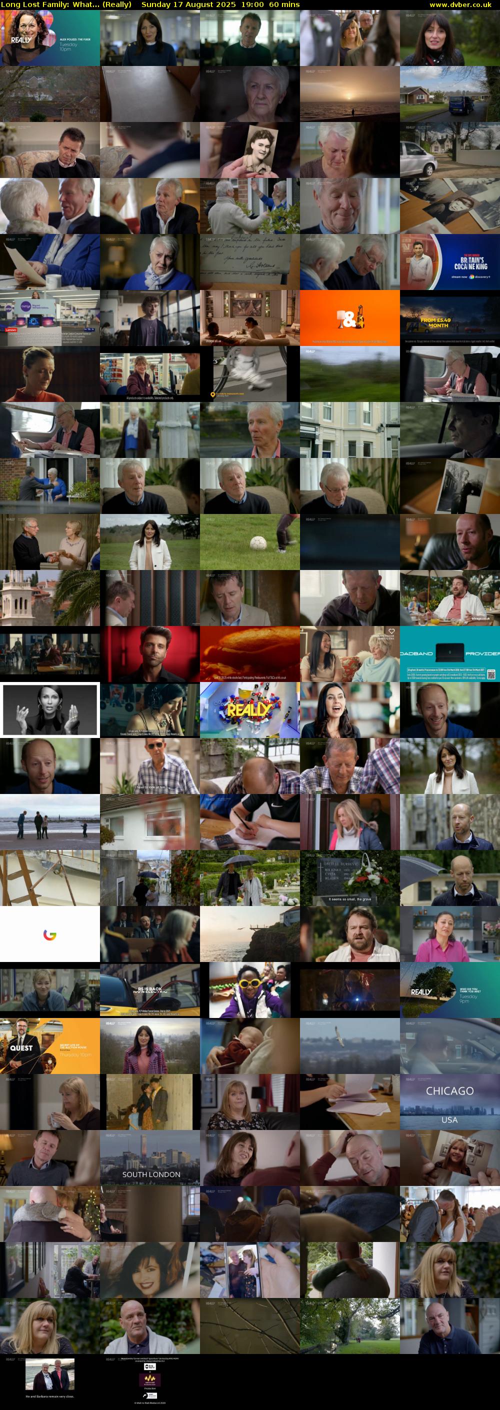 Long Lost Family: What... (Really) Sunday 17 August 2025 19:00 - 20:00