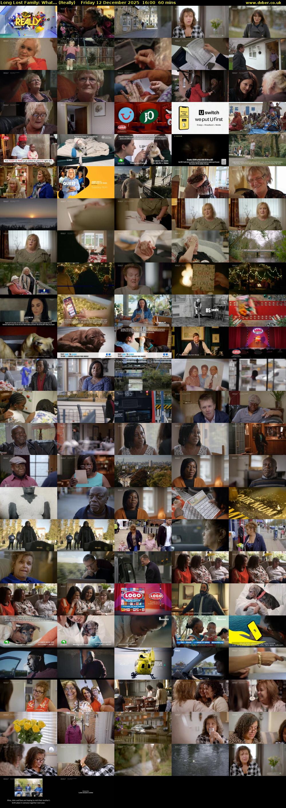 Long Lost Family: What... (Really) Friday 12 December 2025 16:00 - 17:00